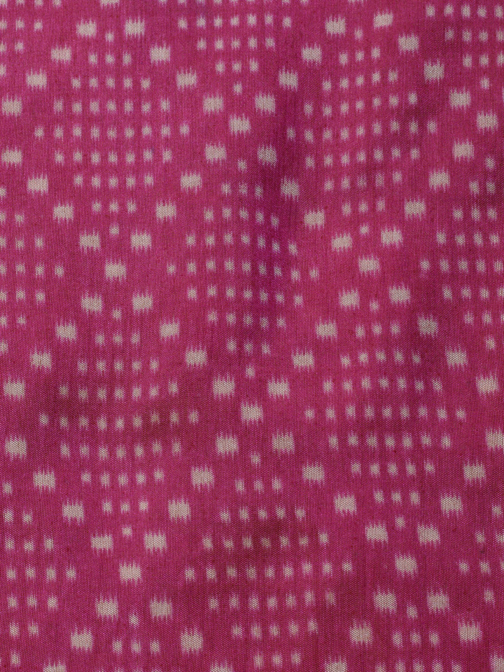 Woven Design Art Silk Unstitched Kurta With Pant &amp; Dupatta