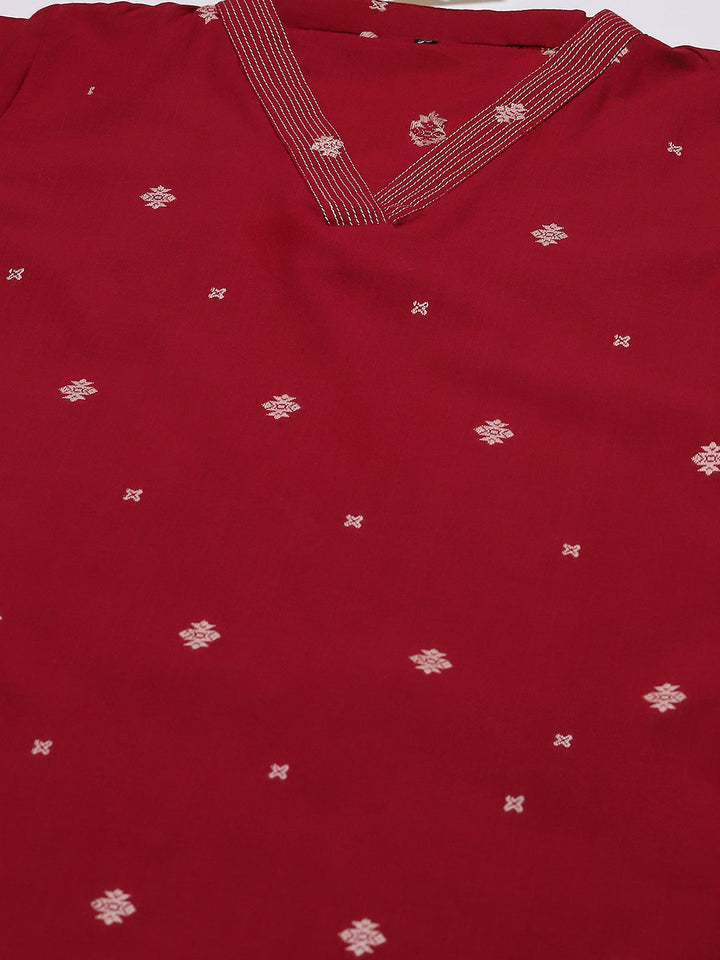 Printed Cotton Blend Kurta