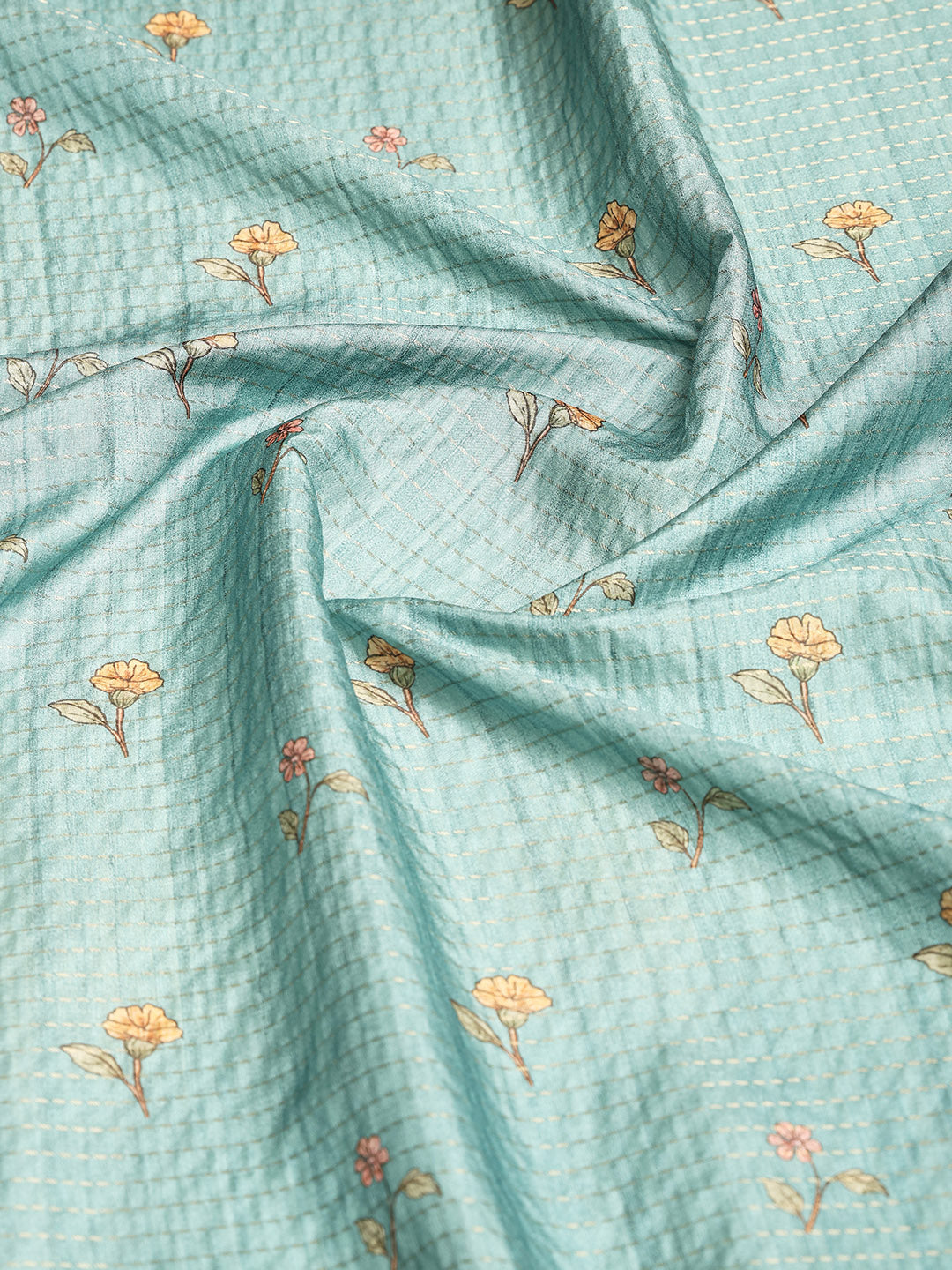Printed Tussar Saree