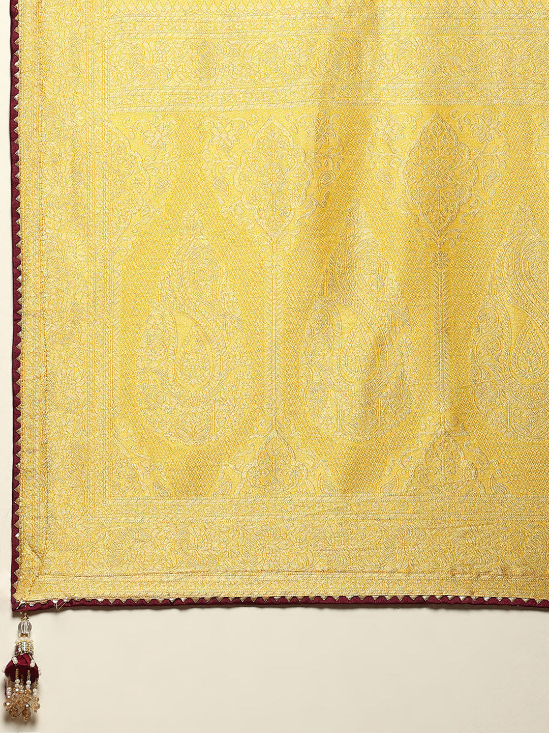 Embroidered Dola Silk Saree