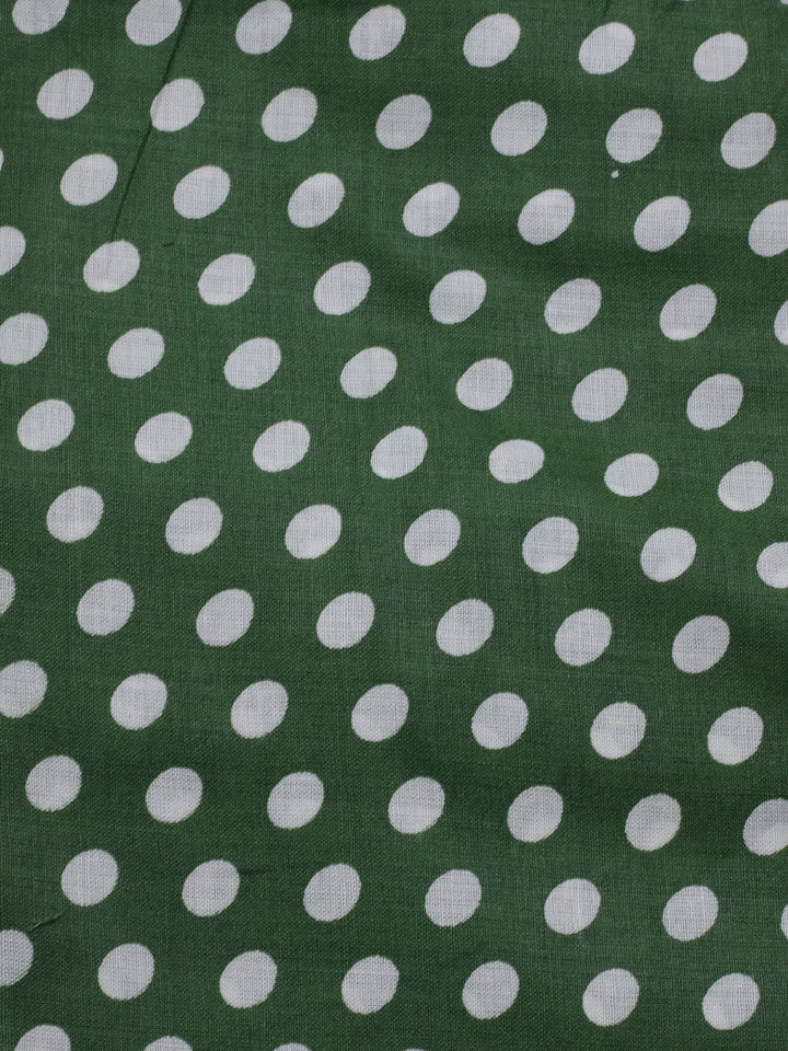 Printed Cotton Blend Unstitched Suit With Dupatta
