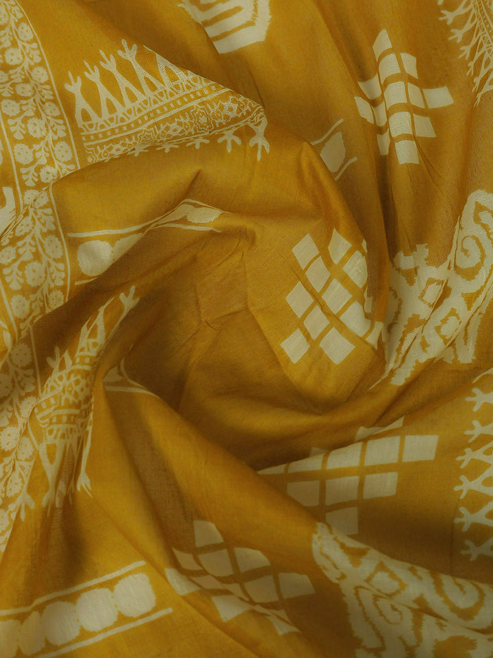 Printed Cotton Blend Kurta With Pant &amp; Dupatta