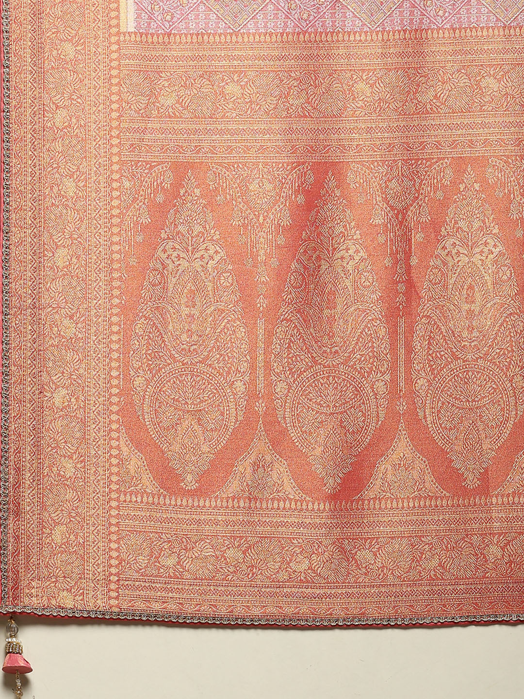 Embroidered Dola Silk Saree