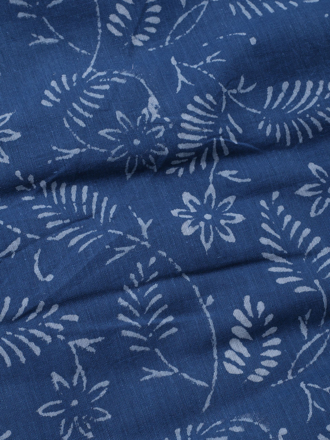 Printed Cotton Blend Unstitched Kurta With Pant &amp; Dupatta