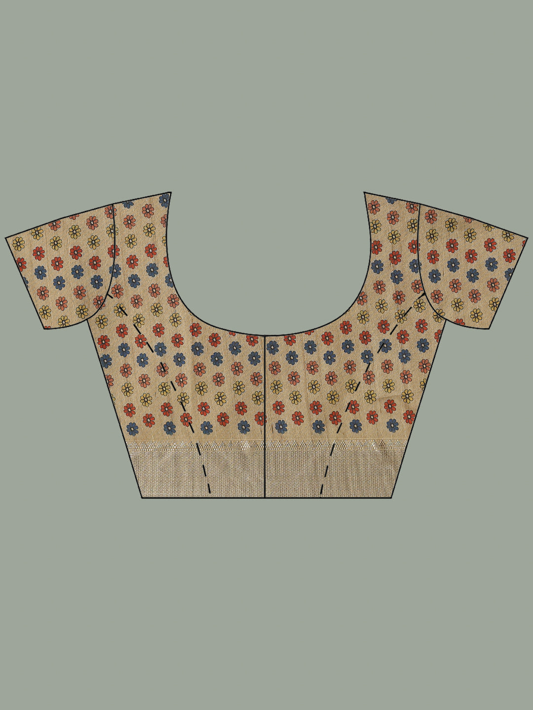 Plain Art slik Saree