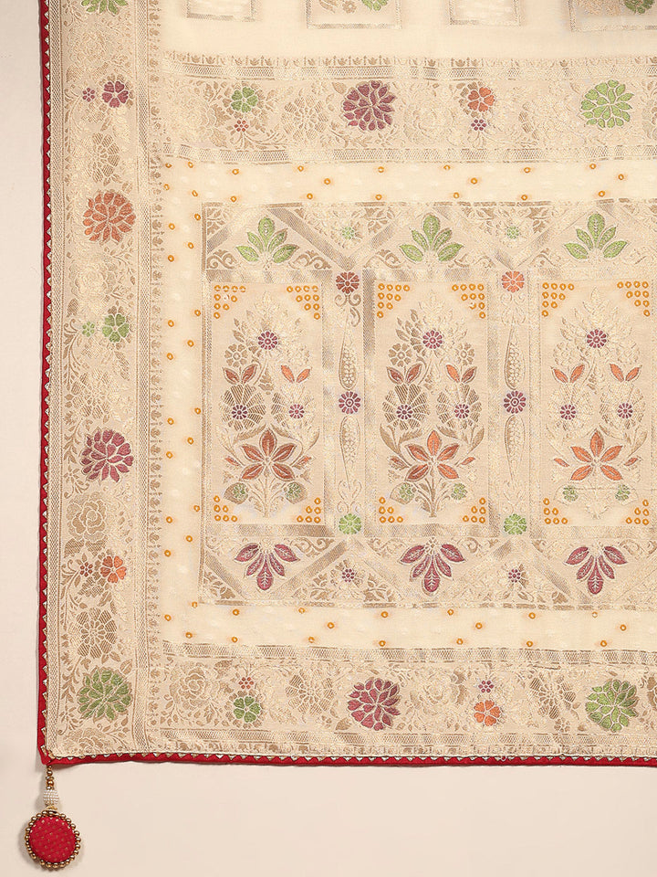 Embroidered Banarasi Saree