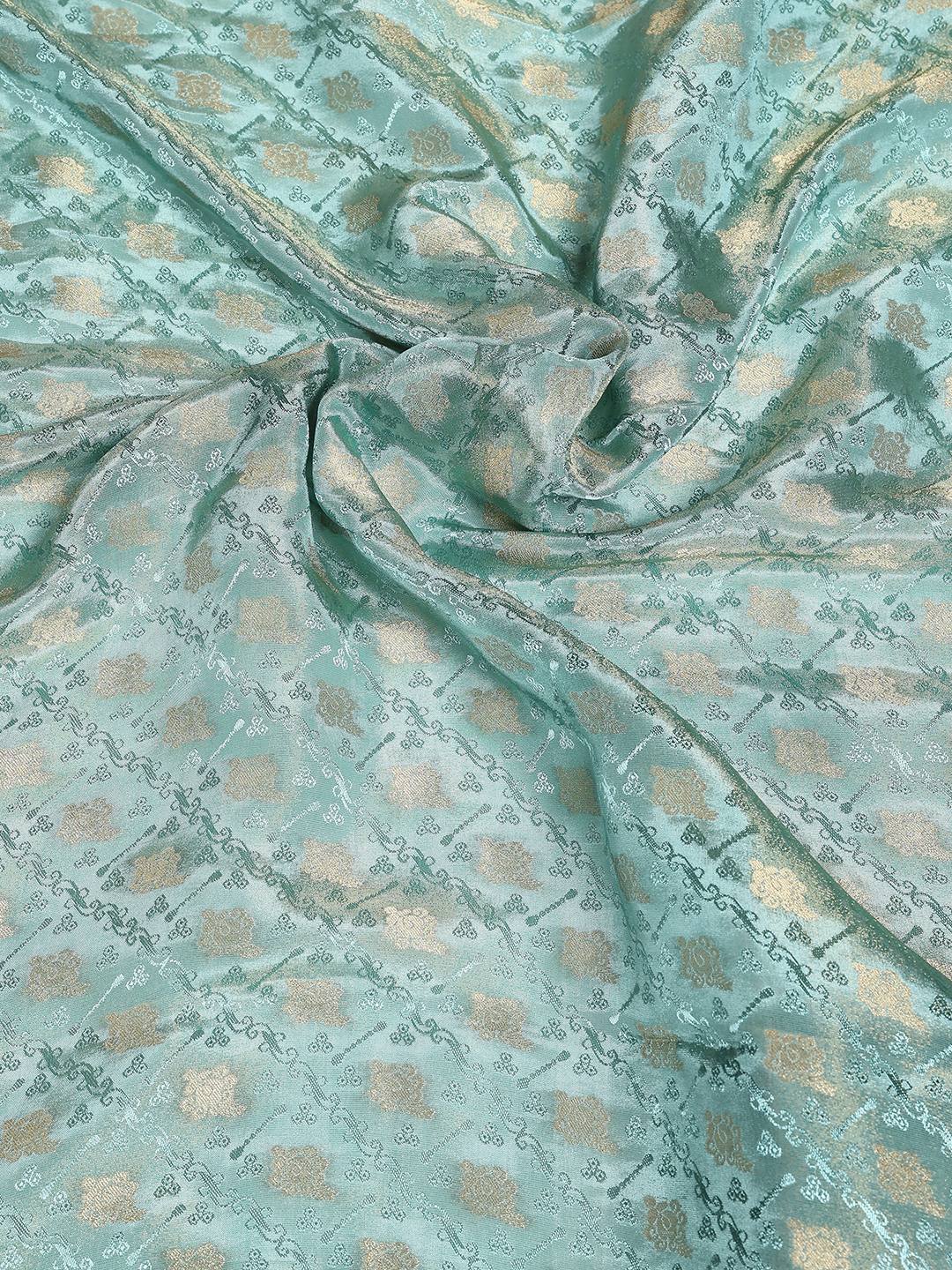 Woven Design Satin Saree