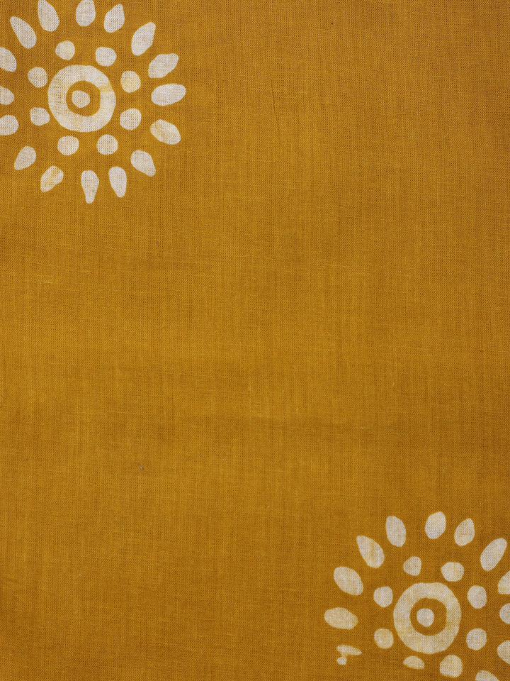 Printed Cotton Blend Unstitched Suit With Pant &amp; Dupatta