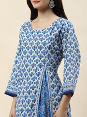 Floral Printed Cotton Kurti