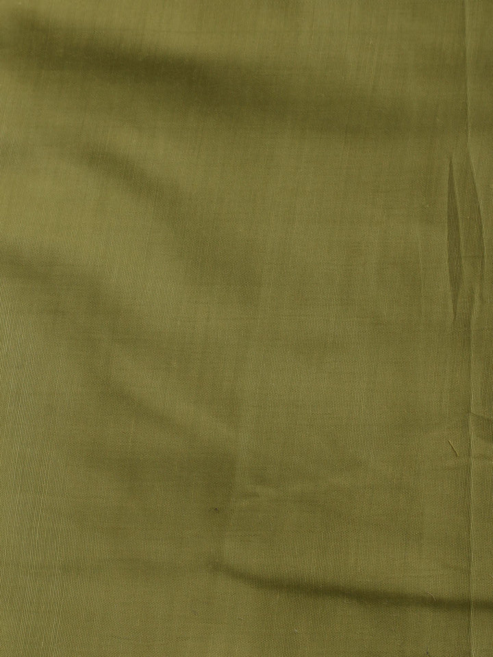 Neck Embroidered Chanderi Unstitched Suit With Dupatta