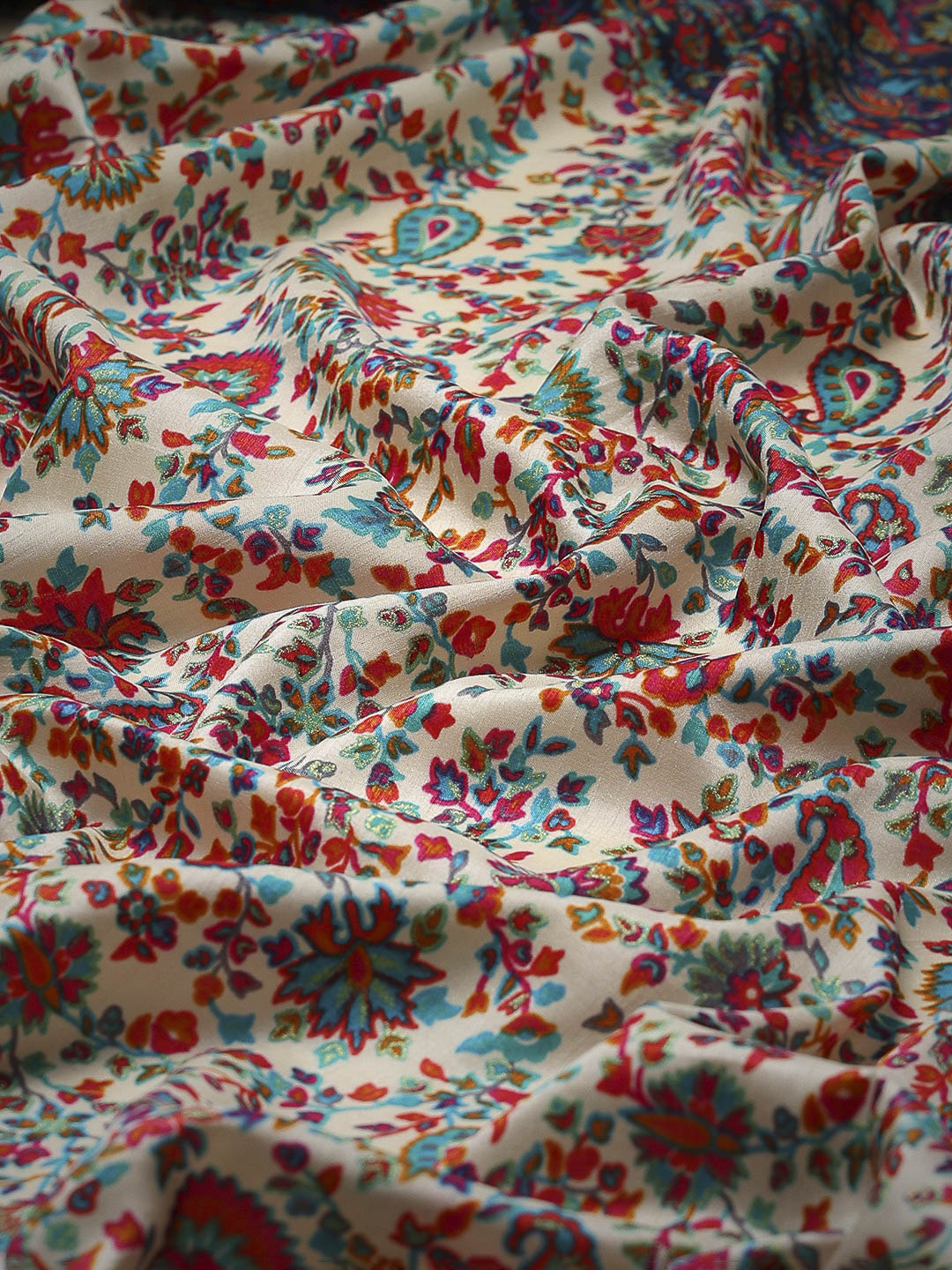 Digital Printed Art Silk Saree