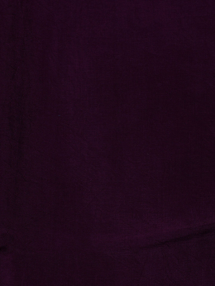 Embroidered Art Silk Unstitched Suit With Dupatta