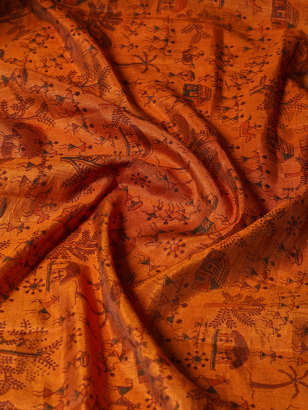 Digital Printed Art Silk Saree