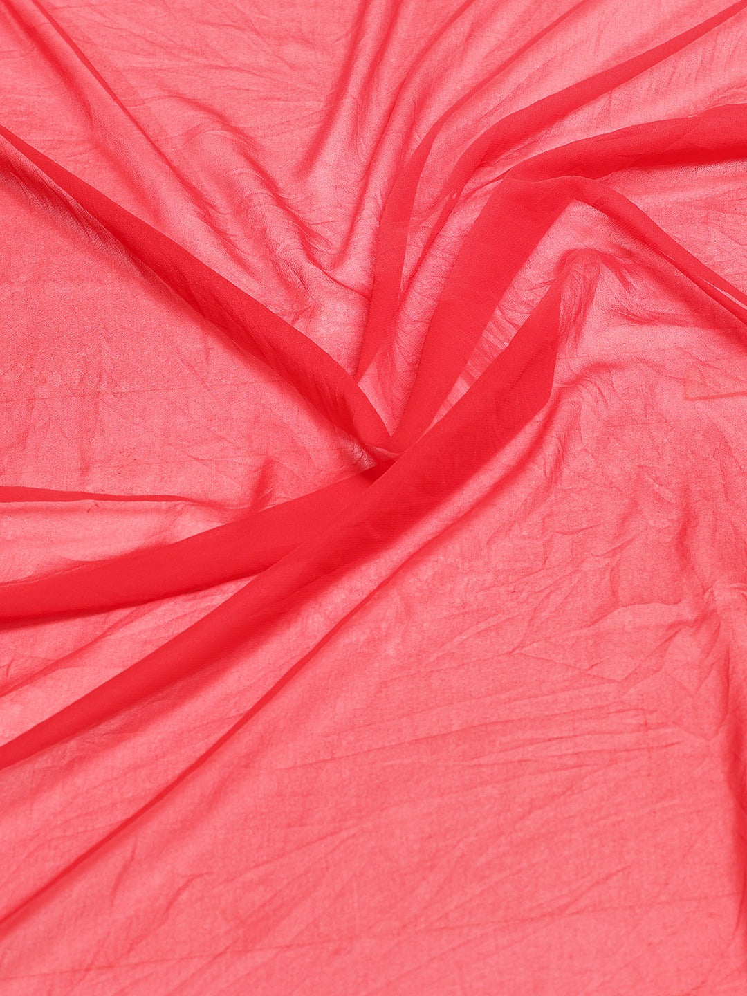 Plain Chiffon Saree