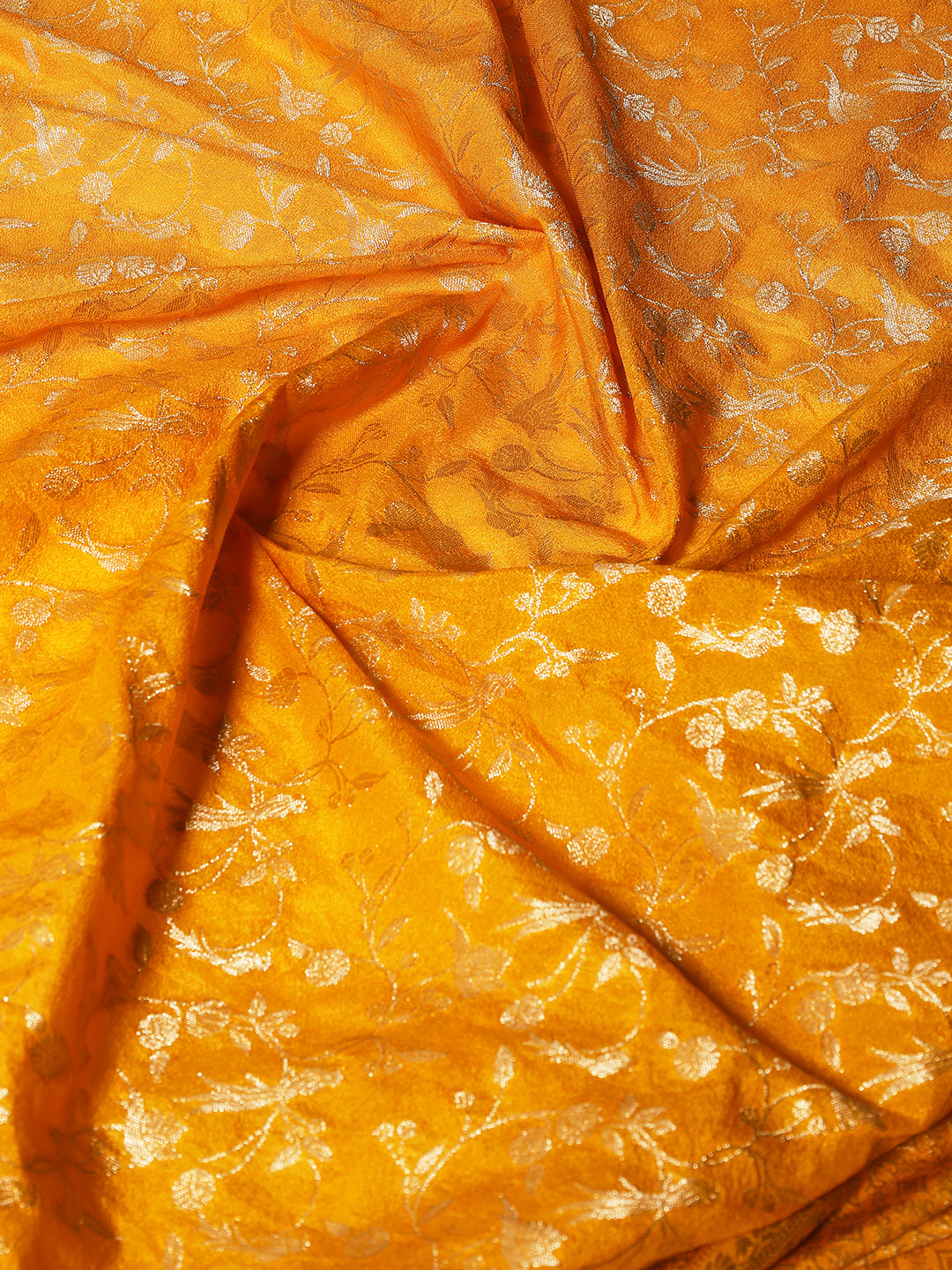 Zaari Jaal Crepe Saree