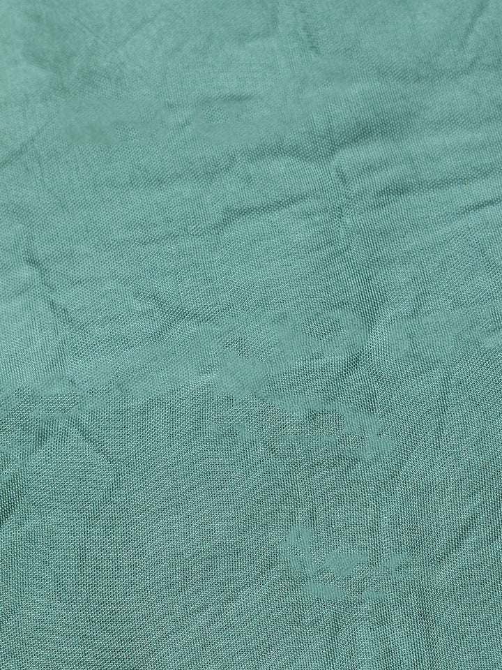 Neck Embroidered Tissue Unstitched Suit Piece With Dupatta
