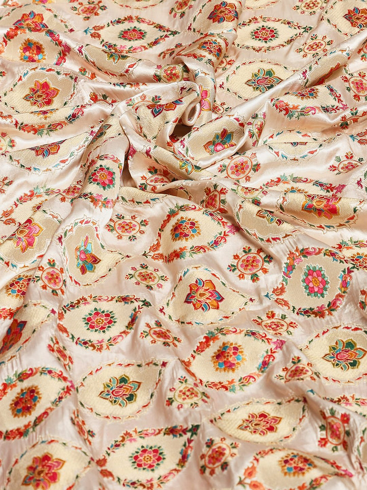 Woven Design Satin Saree