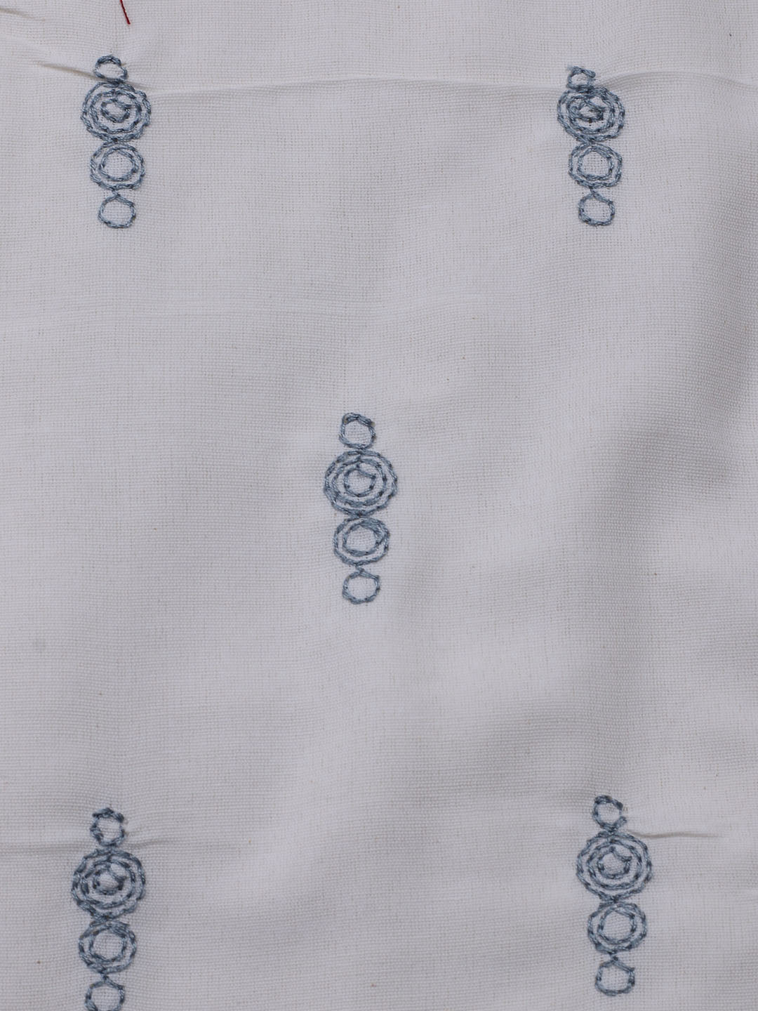 Neck Embroidered Cotton Blend Unstitched Suit With Dupatta