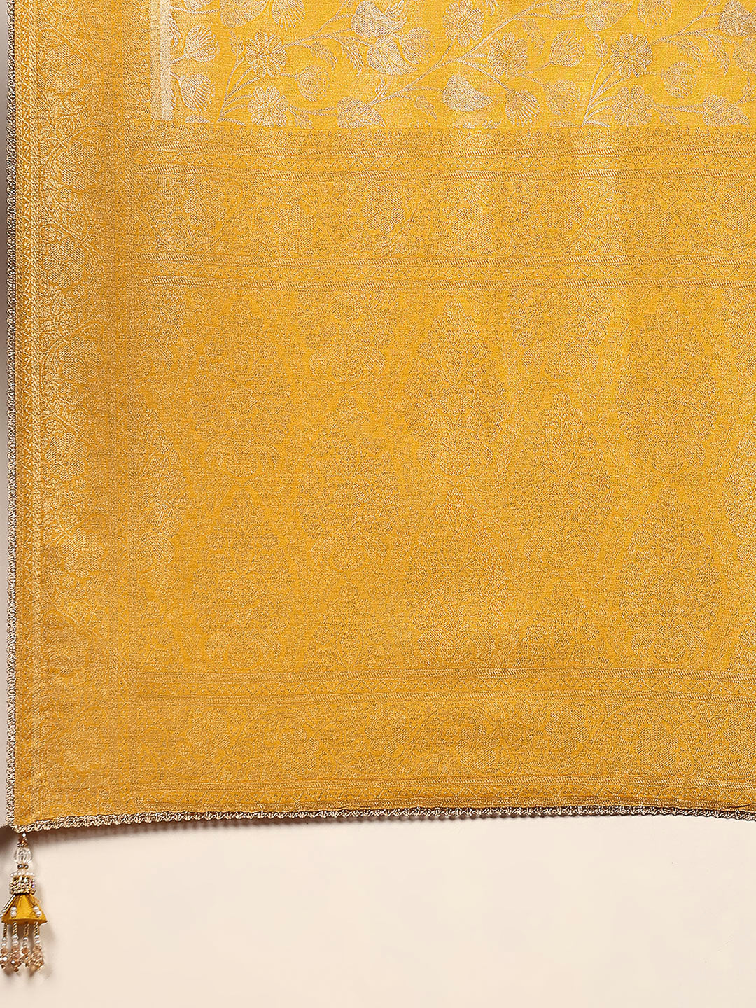 Embroidered Dola Silk Saree