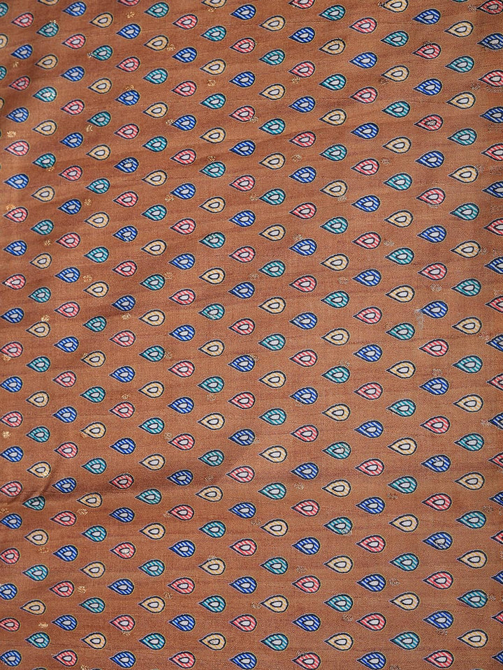 Printed Tussar Silk Saree