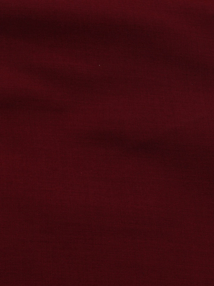 Patch Neck Cotton Blend Unstitched Suit With Dupatta