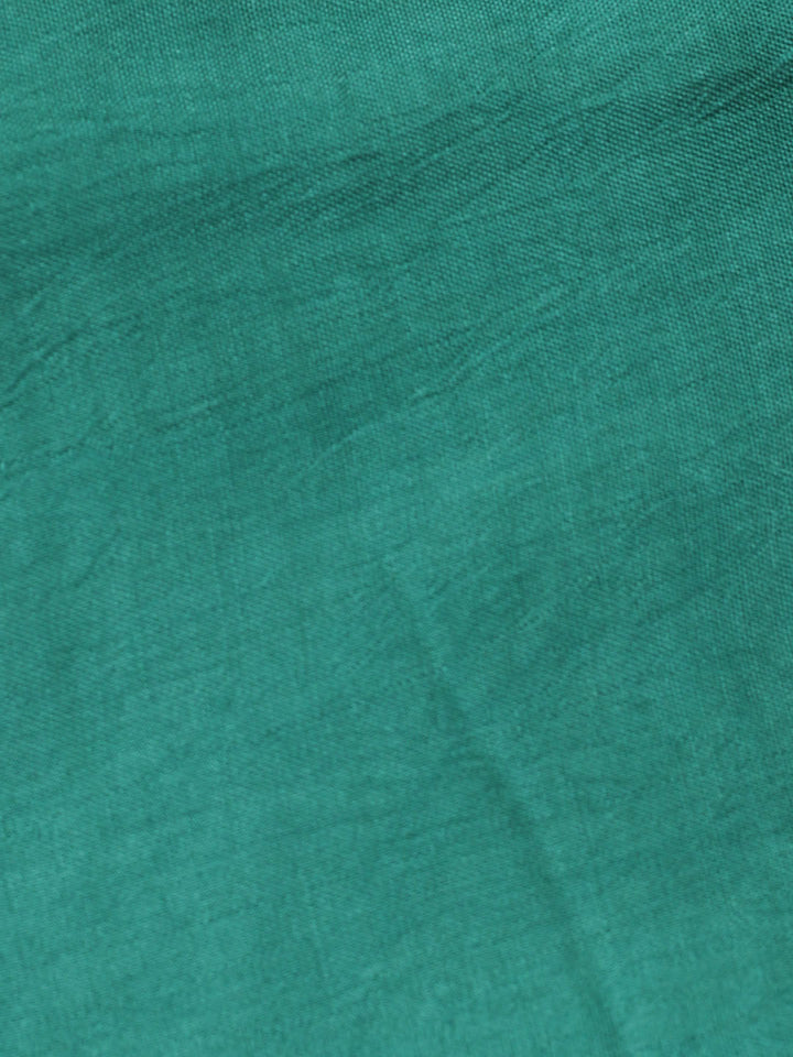 Embroidered Chanderi Unstitched Suit With Pant &amp; Dupatta