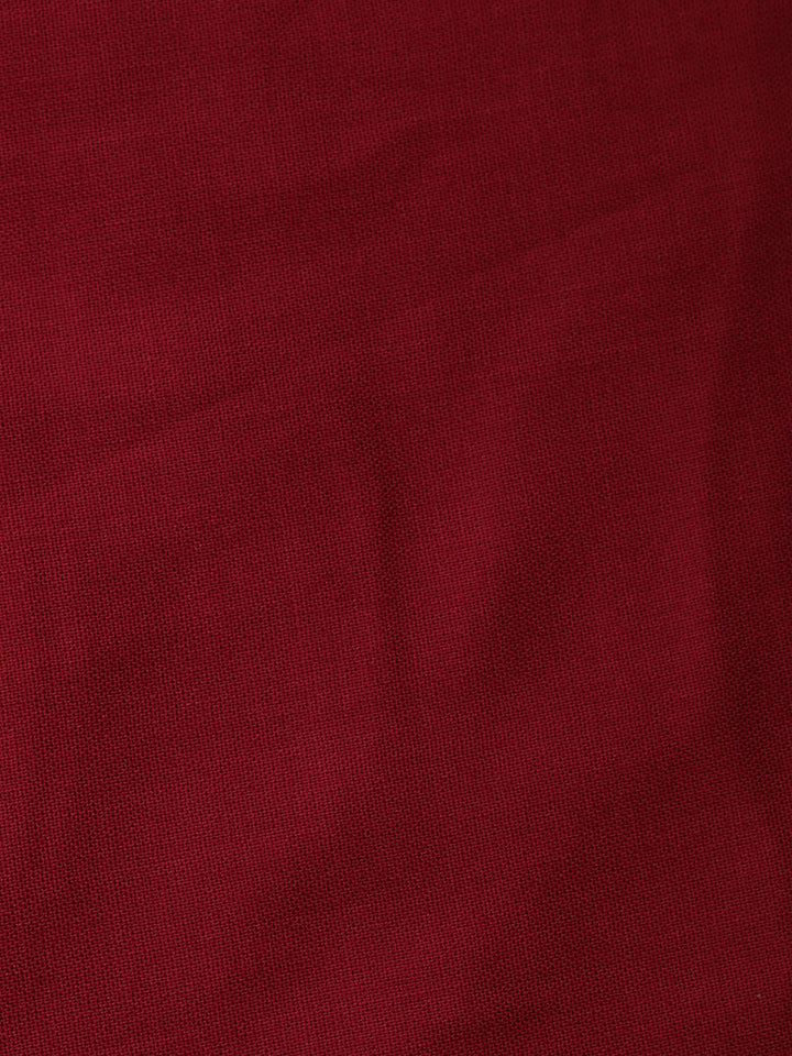 Neck Patti Cotton Blend Unstitched Suit With Dupatta