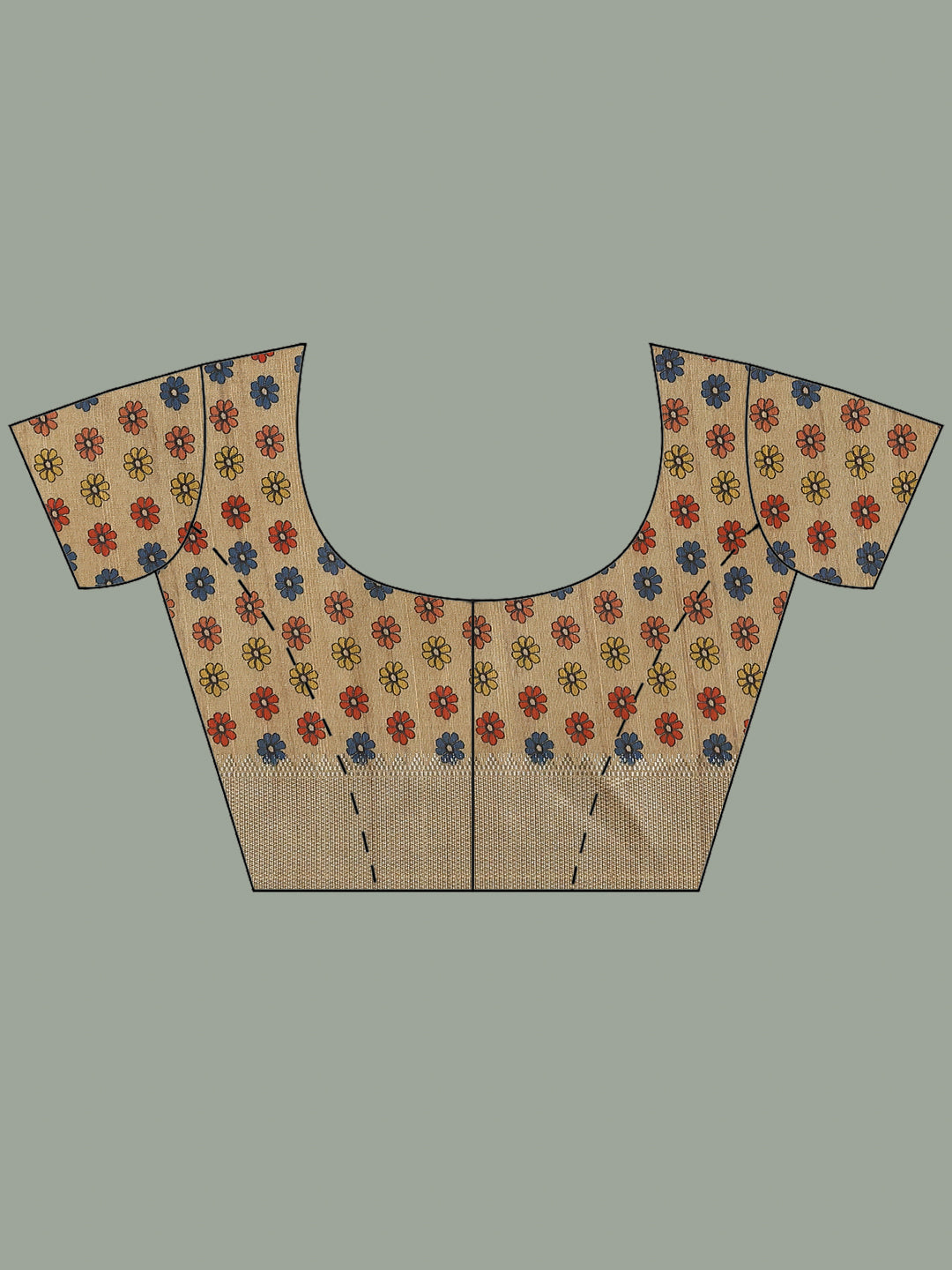 Plain Art slik Saree