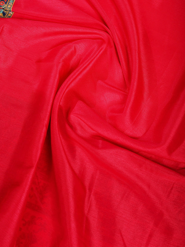 Digital Printed Art Silk Saree