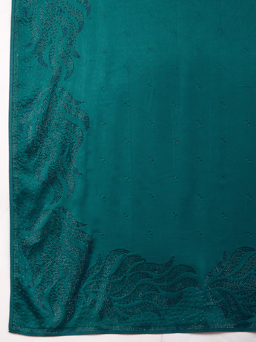 Embroidered Satin Saree