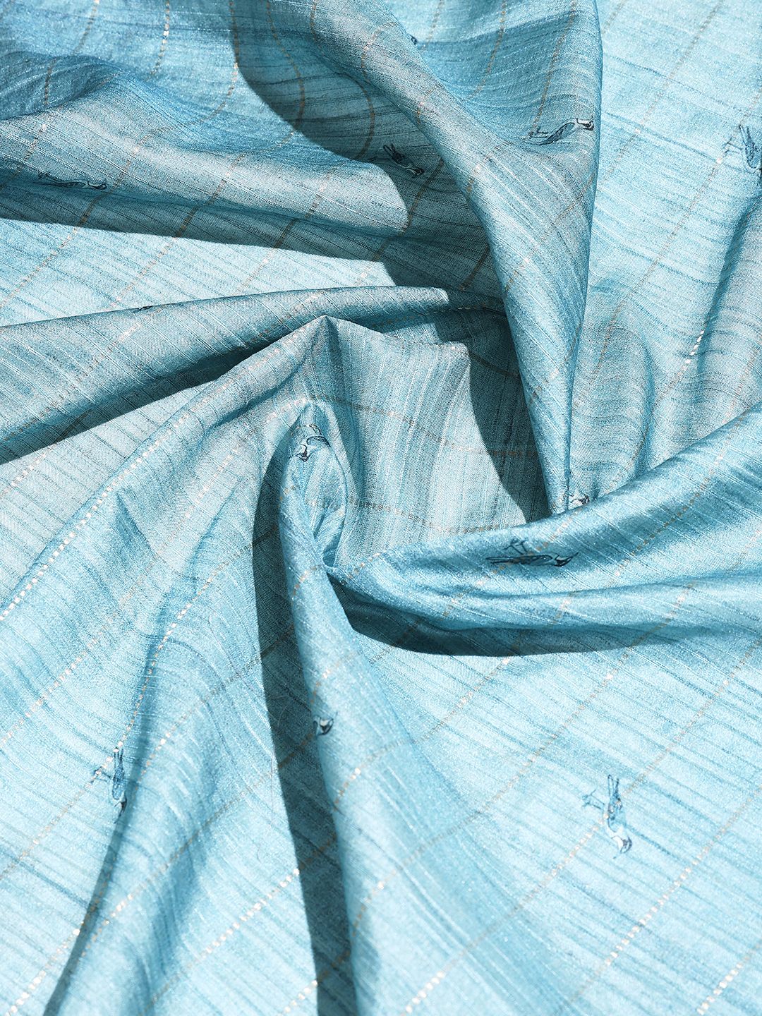 Floral Printed Tussar Silk Saree