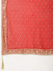 Woven Chanderi Unstitched Suit Piece With Dupatta