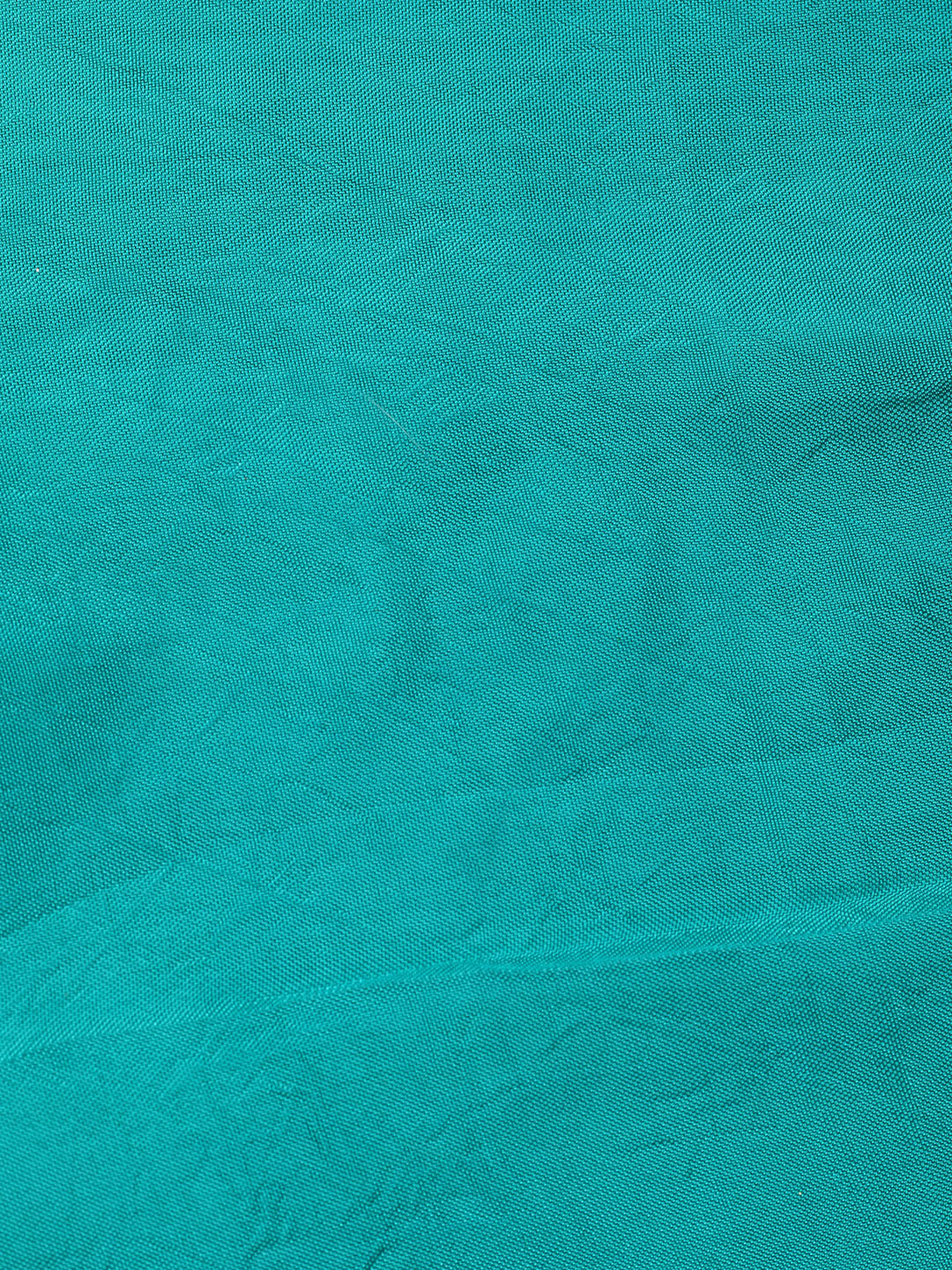 Embroidered Chanderi Unstitched Suit With Pant &amp; Dupatta