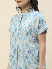 Printed Cotton Kurta