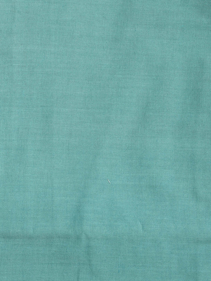 Neck Embroidered Cotton Blend Unstitched Suit With Dupatta