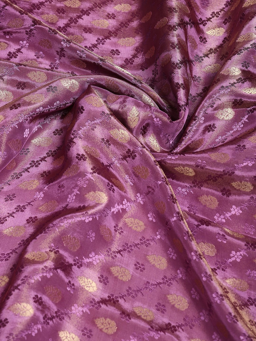 Woven Design Satin Saree