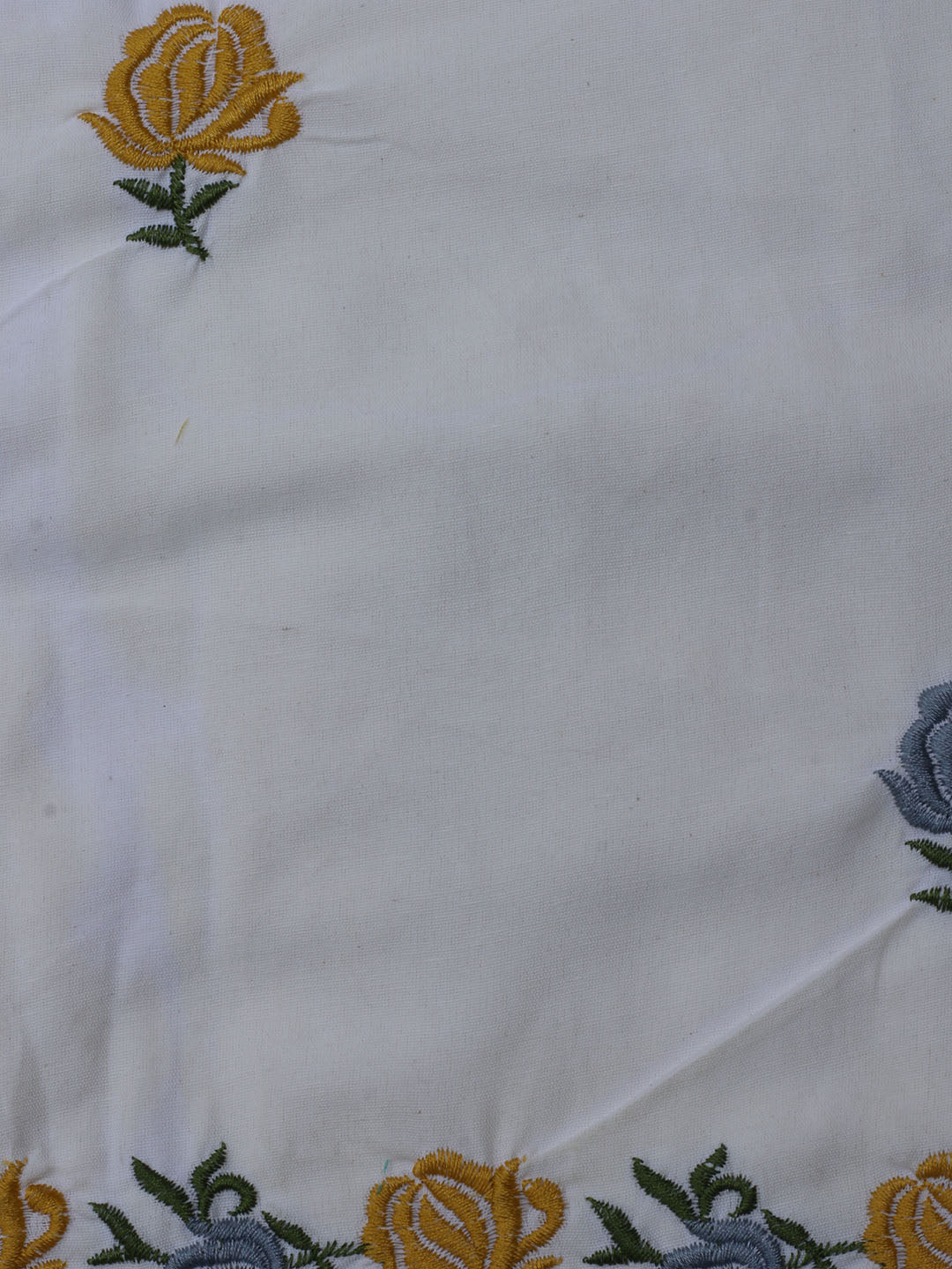 Printed Cotton Blend Unstitched Suit With Dupatta