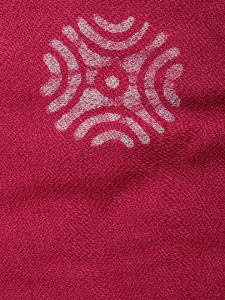 Printed Cotton Blend Unstitched Kurta With Pant &amp; Dupatta