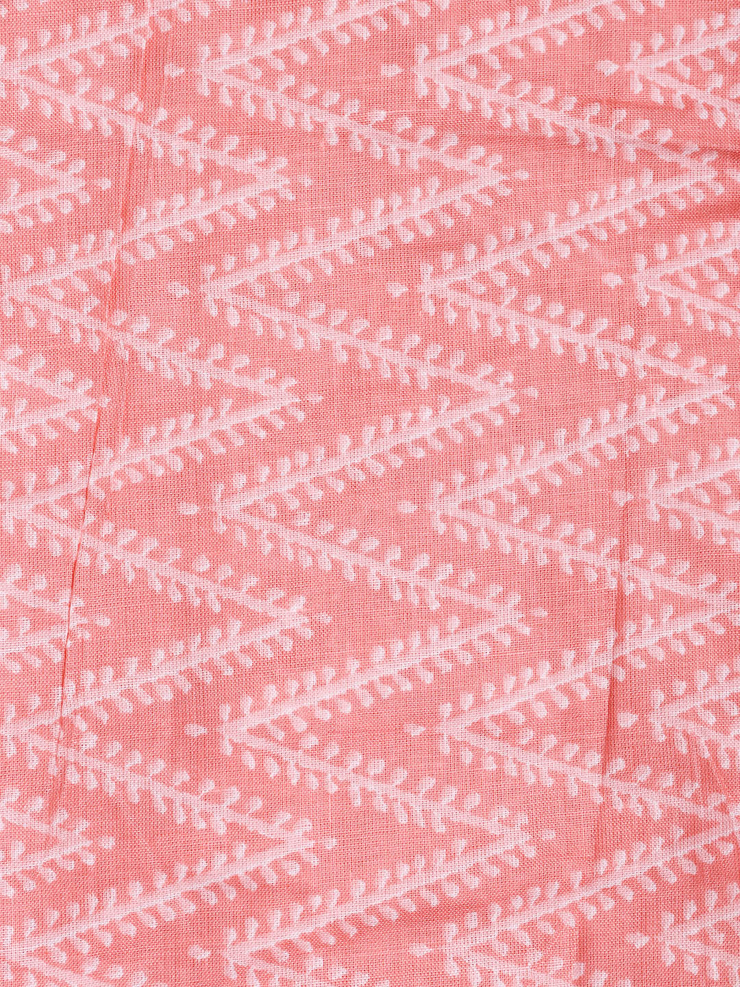 Printed Cotton Blend Unstitched Suit With Dupatta