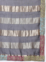 Woven Handloom Unstitched Suit Piece With Dupatta
