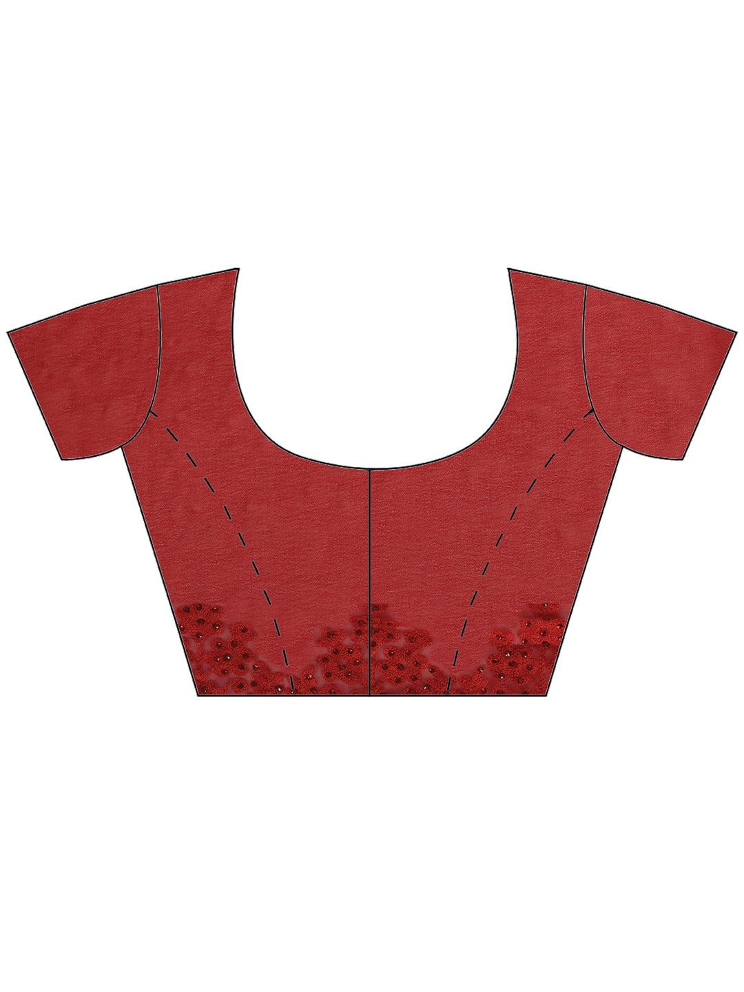 Embroidered Georgette Saree