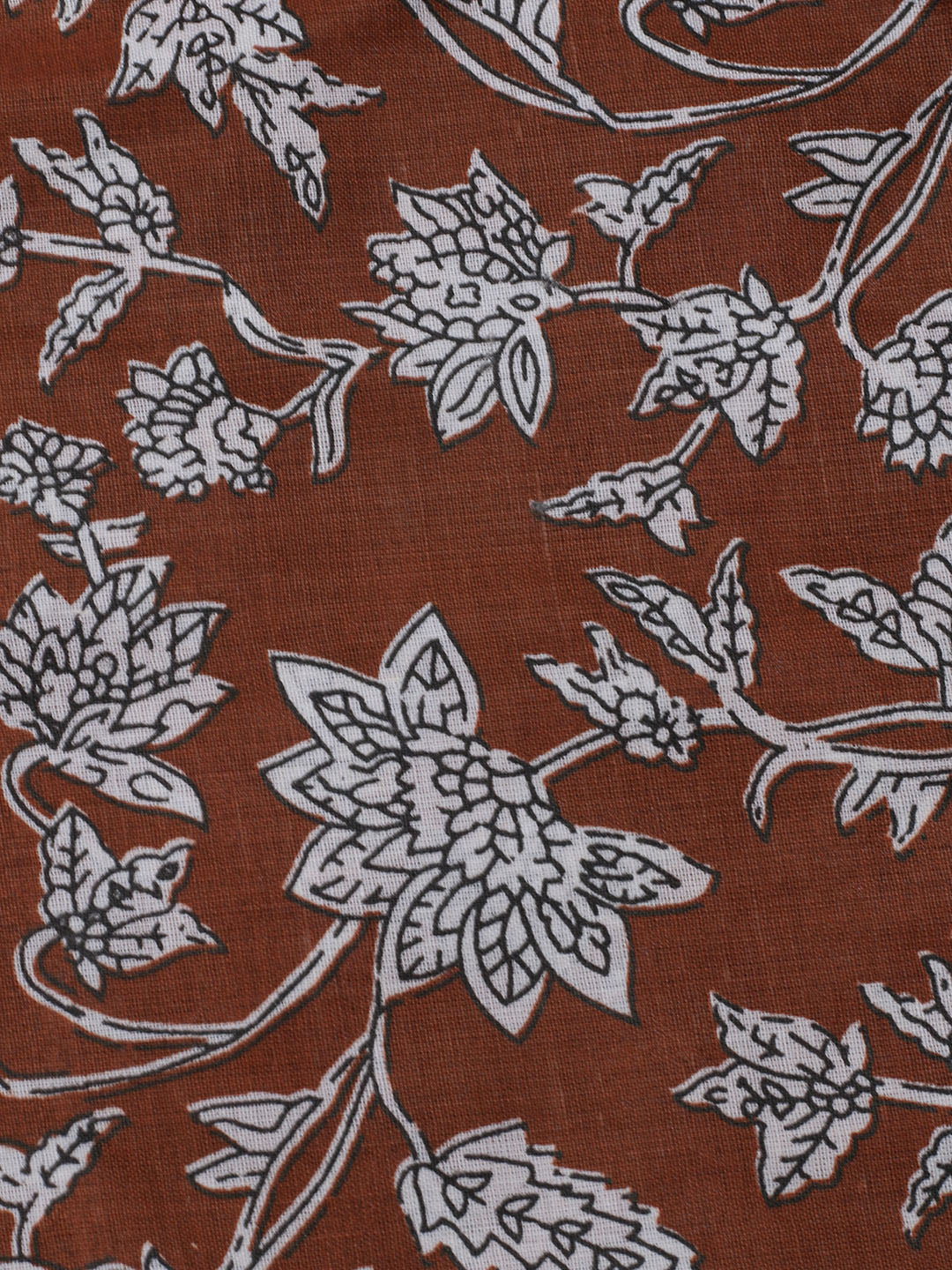 Printed Cotton Blend Unstitched Suit With Dupatta