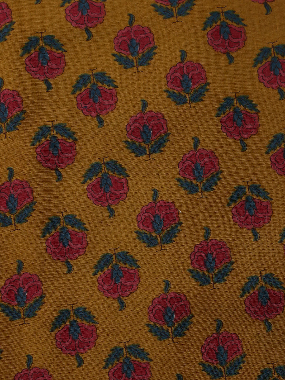 Embroidered Cotton Blend Unstitched Suit With Pant &amp; Dupatta