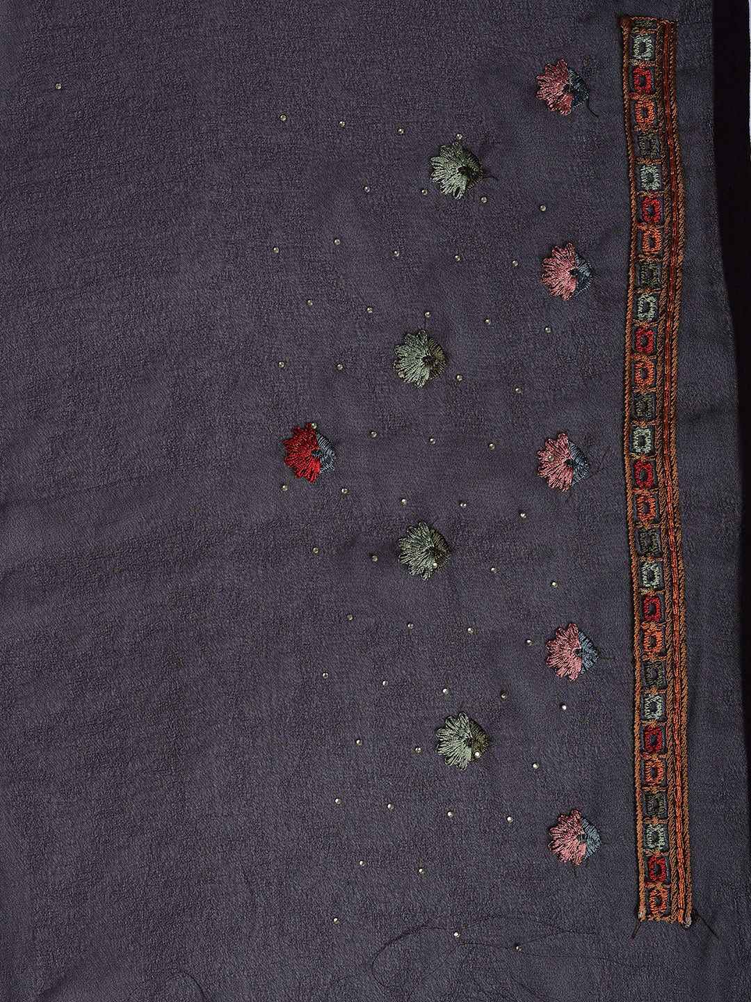 Embroidered Georgette Saree