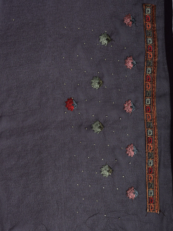 Embroidered Georgette Saree