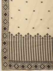 Embroidery Cotton Unstitched Suit Piece With Dupatta