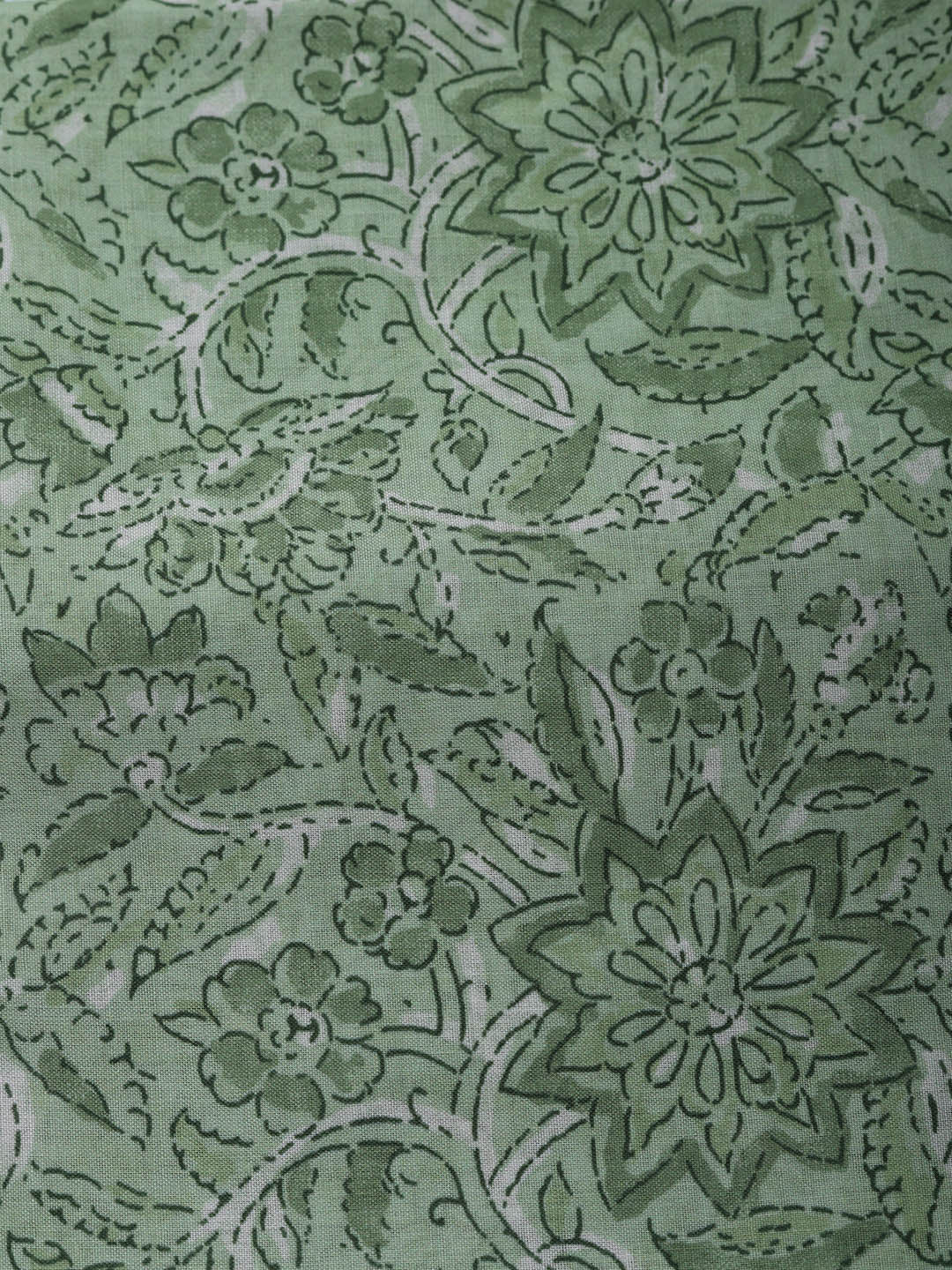 Embroidered Cotton Blend Unstitched Suit With Pant &amp; Dupatta