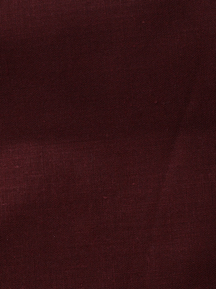 Printed Cotton Blend Unstitched Suit With Pant &amp; Dupatta