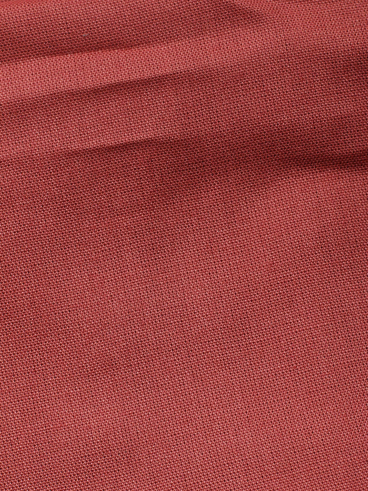 Embroidered Linen Blend Unstitched Suit With Pant &amp; Dupatta