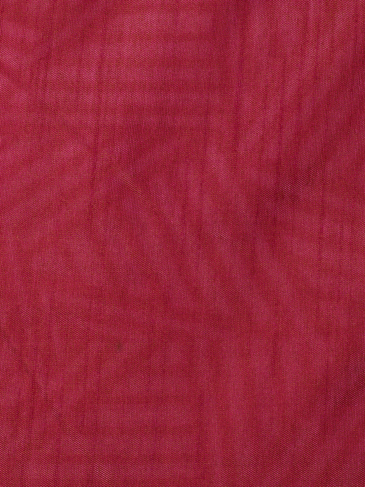 Woven Design Art Silk Unstitched Suit With Pant Dupatta